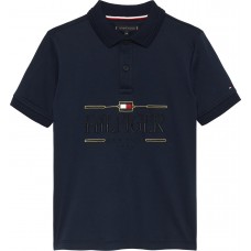 TOMMY HILFIGER μπλούζα polo παιδική KB0KB10359A-C1G μπλε 